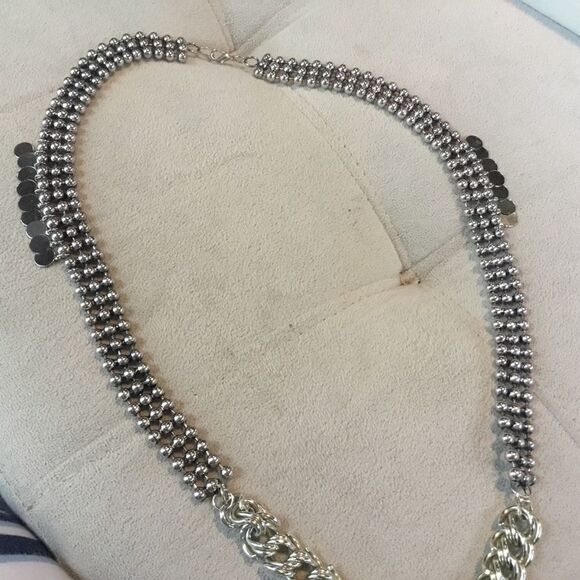 Silvertone Multi-Link Necklace  - Picture 4 of 4